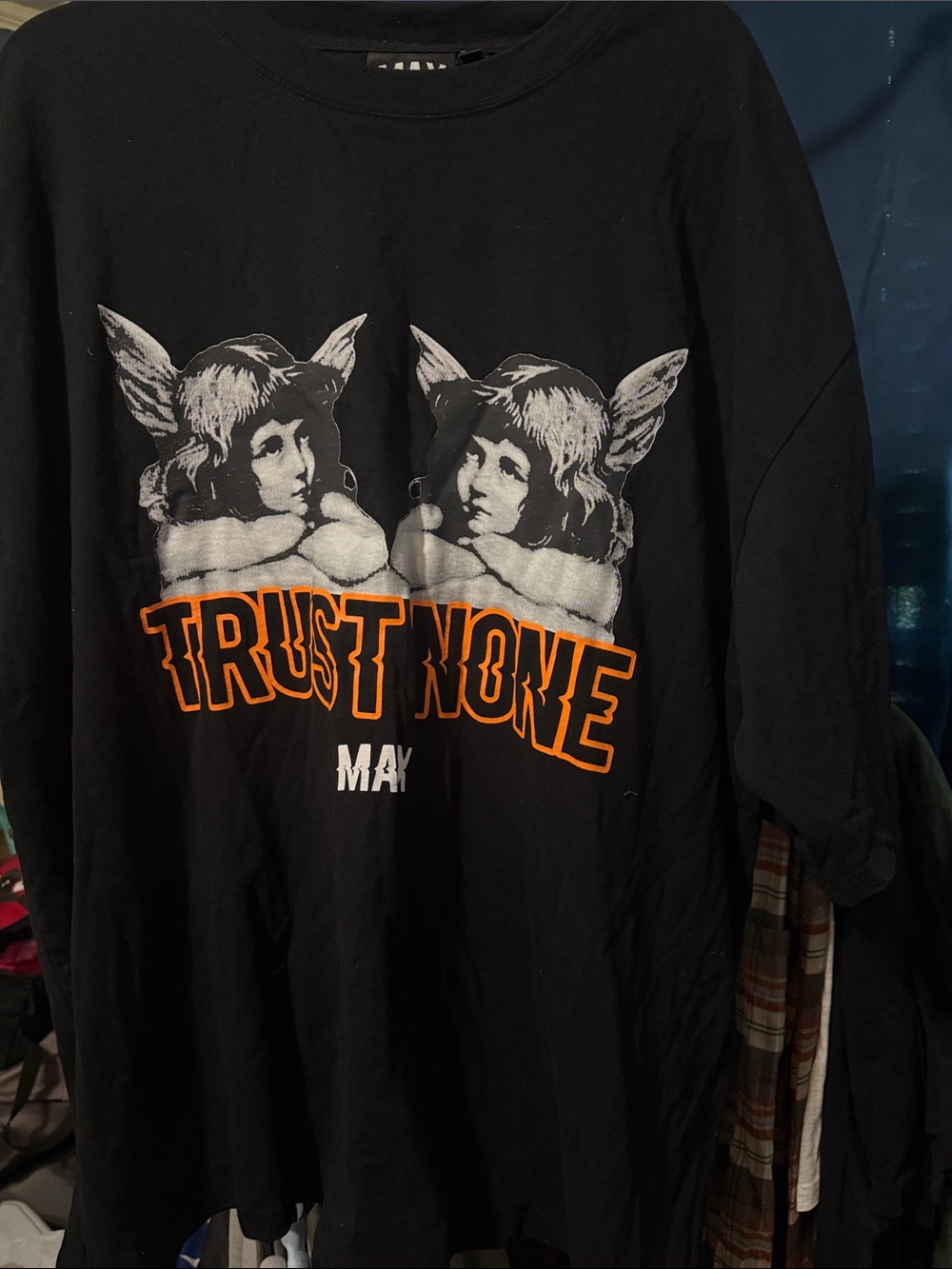 Trust None Graphic  - Black Maximo apparel Tshirt